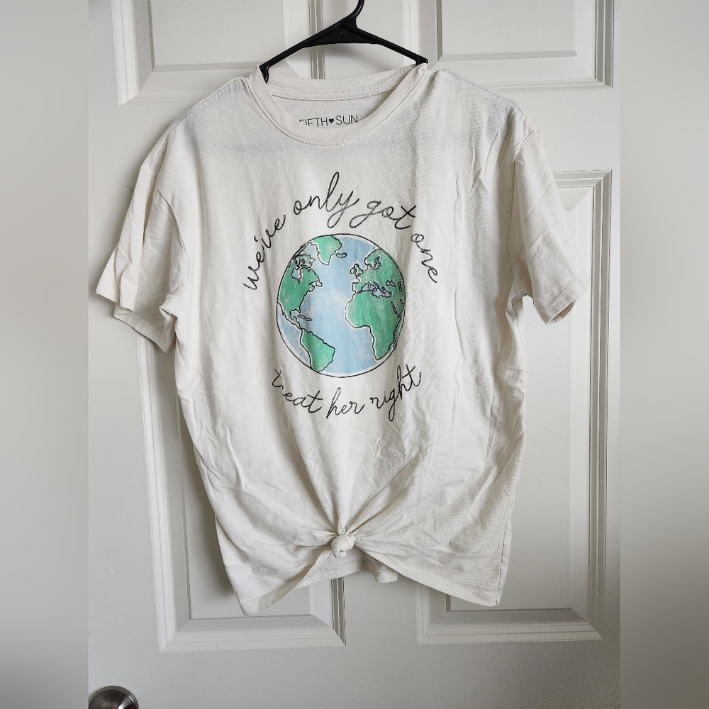 Cream women's tee